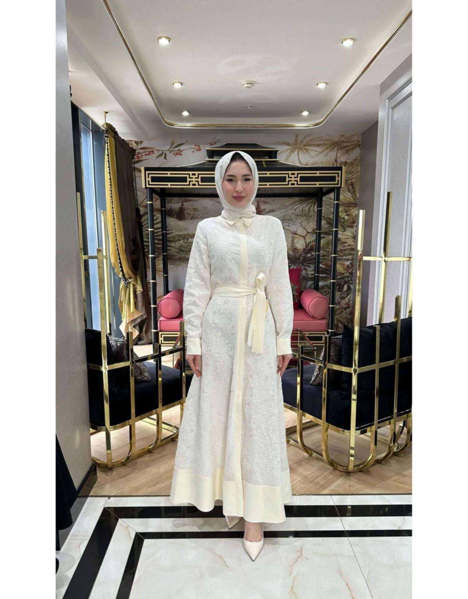 SELVİ ÇETİN DANTEL ABİYE