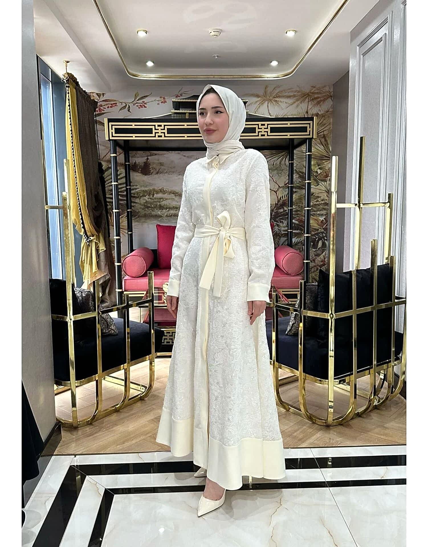 SELVİ ÇETİN DANTEL ABİYE