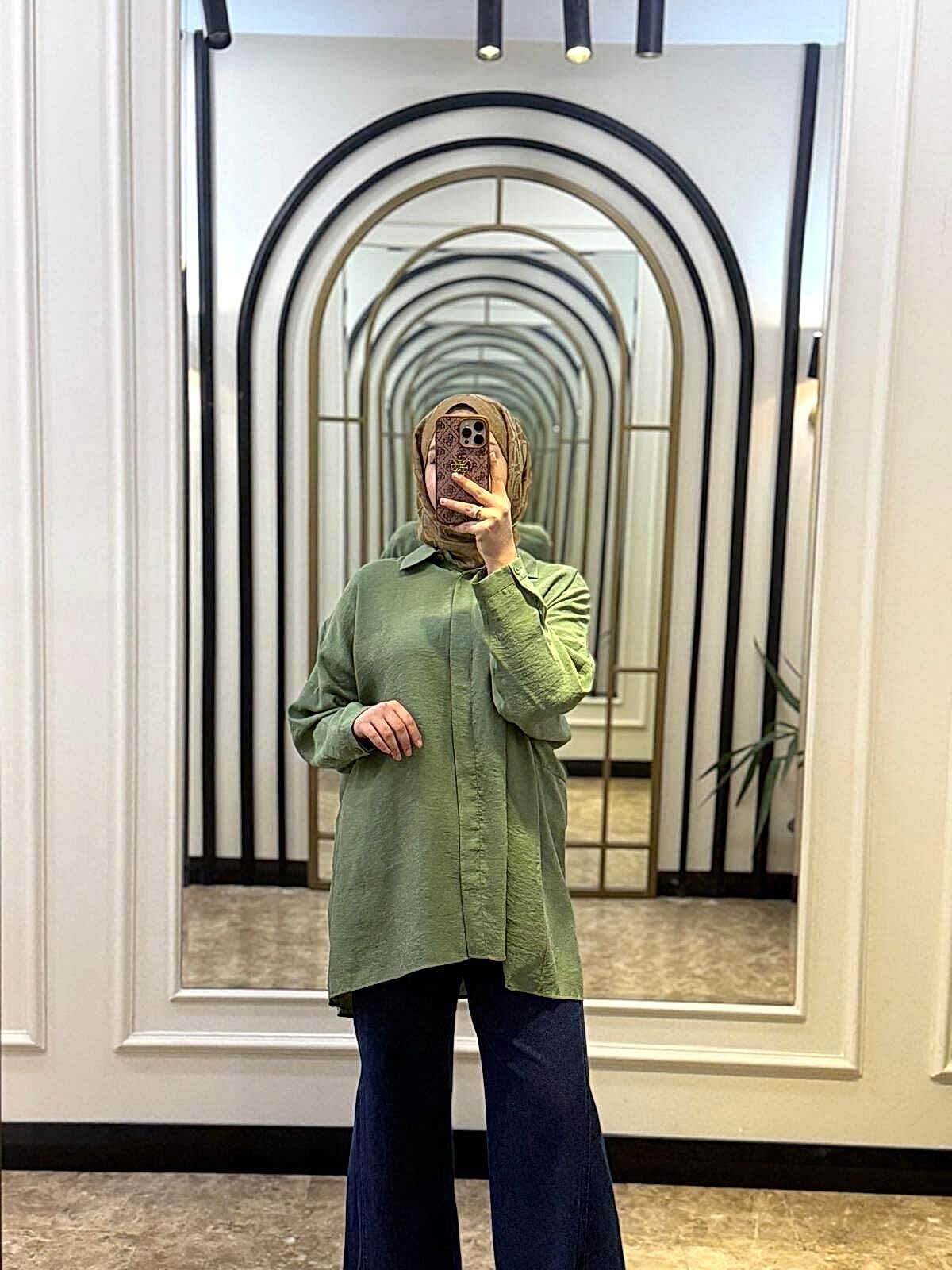 VENÖVE YEŞİL GÖMLEK